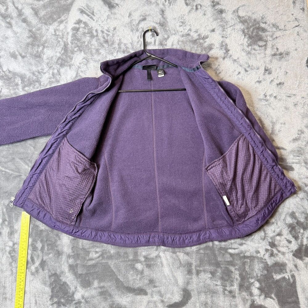 Patagonia Synchilla Womens Full-Zip Long Sleeve Size Large Purple Turtle Neck - Picture 6 of 8